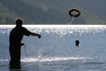 Rescue Demonstration at Glendalough Upper Lake Co wicklow